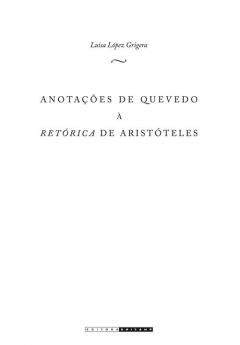 Anotações de Quevedo à Retórica de Aristóteles